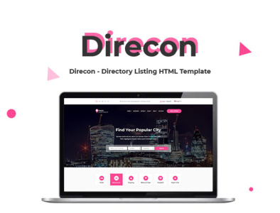 Direcon - Directory Listing Template direcon directory listing thesoftking