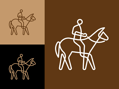 Horseback rider icon digital illustration horse horse icon horseback human icon iconography illustration logo monoline movement person pictogram ride rider icon side view single line single line symbol transportation