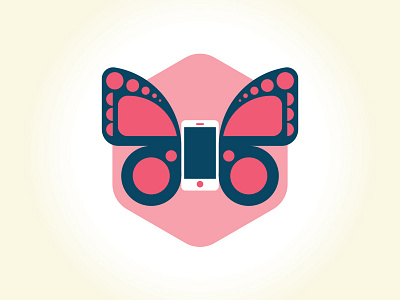 Social Butterfly butterfly fly insect iphone pink smart phone social wings