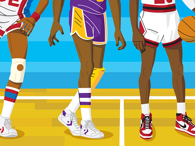 NBA All-Stars basketball court jersey nba shorts sneakers uniform