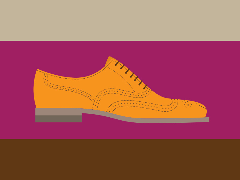 Oxford Wingtip by Chris Rooney on Dribbble