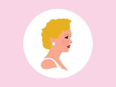 Marilyn celebrity hollywood marilyn pink portrait profile profile view side star