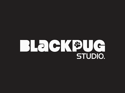 Black Pug Studio - Logo Design (Alt.) branding branding design creative agency logo logo design