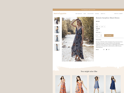 Band of Gypsies | Shopping Experience category list page detail ecom ecommerce fashion pdp product list page responsive retail shop shopping store