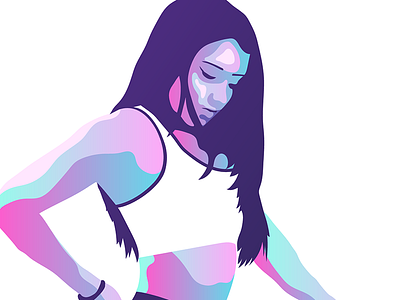 Jazmine Garcia fitness garcia illustration jasmine vibrant youtuber