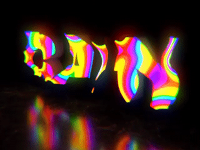RAINBOW 3d animation art black branding buisness candy chrome data design dribbble icon identity illustration logo typography ui ux vector web