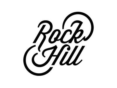 Rock Hill branding dj la records script typography wisdom