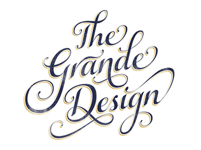 The Grande Design design grand grande texture typography