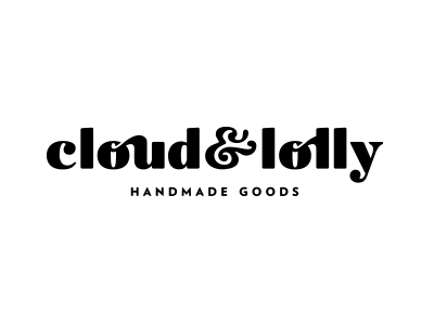 Coud & Lolly design letterpress logo stamp typography