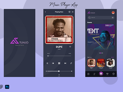 MUSIC PLAYER UI DESIGN