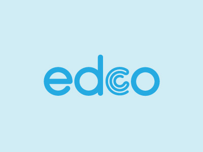 edco round 1 branding logo logotype