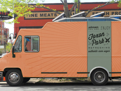 Foxon Park Food Truck branding food truck foxon park