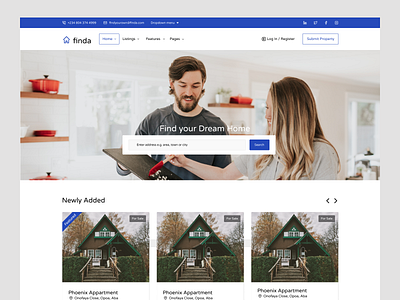 finda - a real estate platform