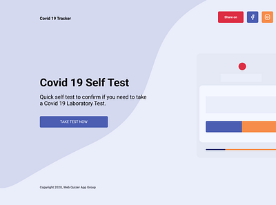 Covid 19 Tracker branding design flat icon logo ui ux web website