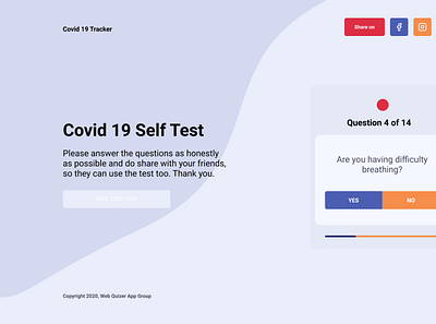 Covid 19 Tracker branding design icon logo ui ux web website