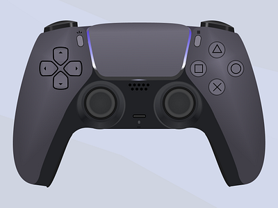 PS5 Controller branding design illustration ui ux