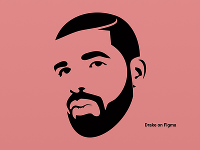 Drake on Figma animation branding flat illustration minimal vector