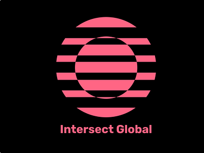 Intersect Global illustration logo typography