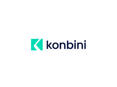 Konbini - Letter K Logo (For Sale!) branding design first letter flat font initial k letter letter k logo minimalist modern monogram pictorial simple vector