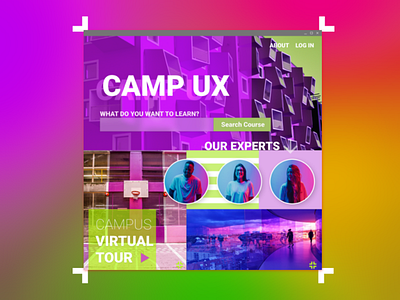 Camp UX Landing Page