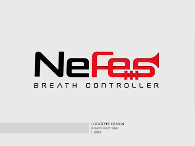 Nefes Breath Controller logo graphic logotype branding