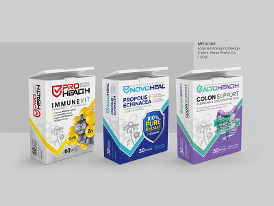 Medicine Packaging Design ai brand design branding design graphic design logo logo design logotype medicine packaging packaging design