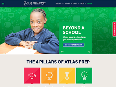 Atlas Home Concept atlas colorado colorado springs concept design rangers education homepage school web website