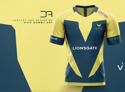 Los Angeles Valiant 2019 Concept Jersey concept concept art concept jersey jersey