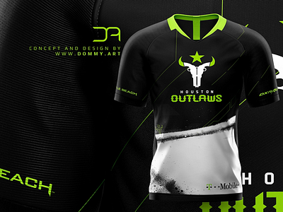Houston Outlaws 2019 Concept Jersey concept concept jersey houston houston outlaws jersey outlaws