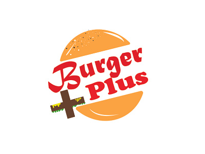 Burger Plus business logo company branding company logo company profile creative logo design food food logo logo logodesign