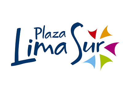 LOGO PLAZA LIMA SUR branding design illustration logo typography vector