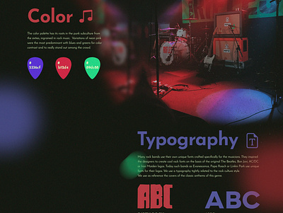 Guitar duel Project color design development game inspiration typography ui ux