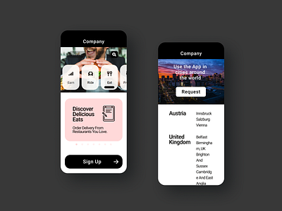 Delivery app 2020 design concept design design figma mobile app design