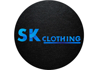 SK Clothing branding design logo vector