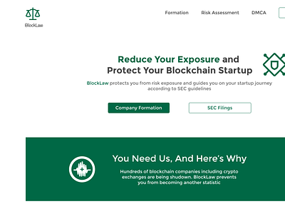 BlockLaw - Legal Counsel For Blockchain Startups blockhain branding crypto design figma illustration landingpage logo sartup typography ui ux vector