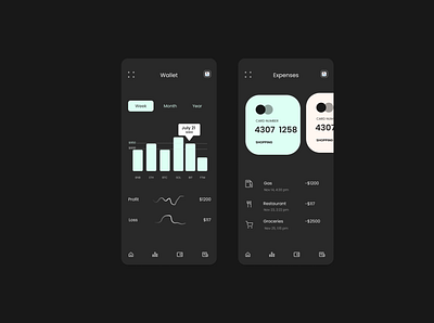 Crypto Wallet Mobile App Design branding crypto design figma illustration logo mobile ui ux vector wallet