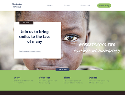 Loafer Initiative Org adobe xd adobexd design landingpage ui ux