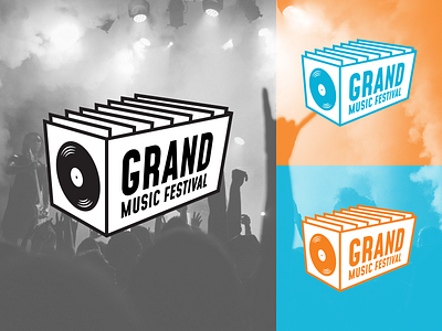 Grand Music Festival Alternate branding design logo