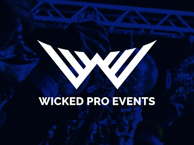 Wicked Pro Events Logo branding design logo