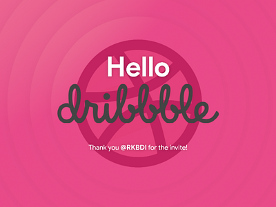 Hello Dribbble! figma hello dribbble