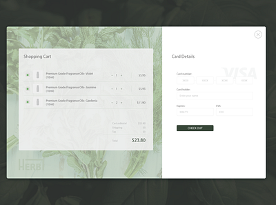 DailyUi 002 checkout dailyui