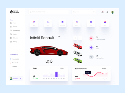 Sport Car 3d animation app behance branding design dribbble free graphic design icon illustration logo love motion graphics ui ux vector we web website