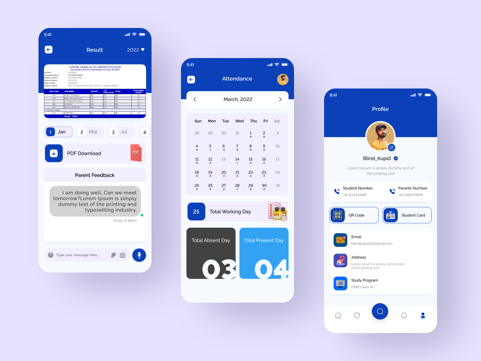 Study App by Harmik Rudani on Dribbble