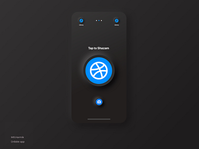 dribbble app branding design flat icon illustration logo minimal vector web