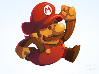 Little Mario cartoon illustrator little mario mario nintendo vector video game