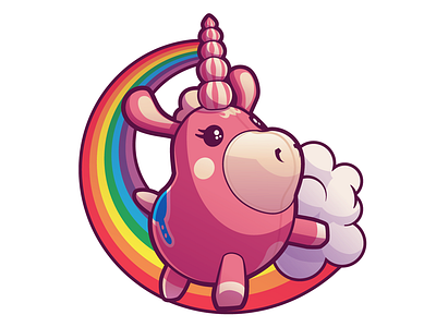 Balloonicorn balloonicorn cute monsieur maltais rainbow team fortress 2 unicorn vectors