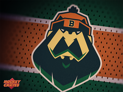 Maisonneuve Barbus Logo barbus hockey hockey on cards illustrator logo