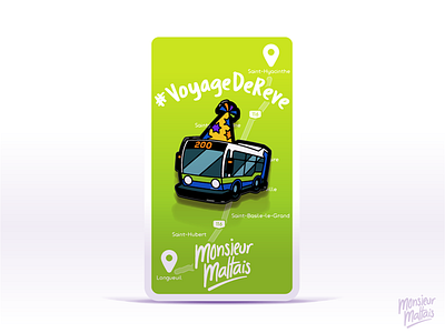 Voyage de Rêve Enamel Pin