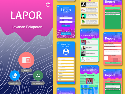 LAPOR UI - Design of Sexual Violence Reporting App