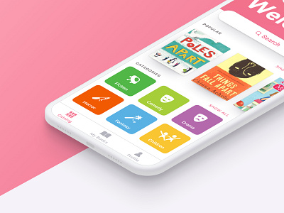 iPhone UI app apple application bright clean design gradient illustration ios iphone iphone x mobile mobiledesign mockup mockups ui uitrends ux web